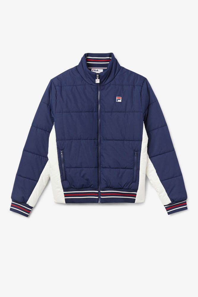 Fila Bunda Panske Watson Puffer Námornícka Modrá - KUEQW0894